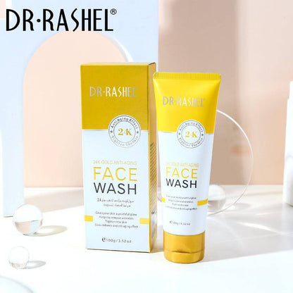 DR RASHEL Product New 24K Gold Anti-Aging Face Wash 100g - Trendy Crate Pk