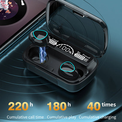 New LED Display TWS M10 Earbuds Wireless Bluetooth Touch Headphones In-Ear Sports Waterproof Bluetooth 5.1 Earbuds For Mobile Phones - Trendy Crate Pk