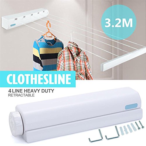 4 Clothline Heavy Duty Cloth Rope for Clothes hanging - Trendy Crate Pk