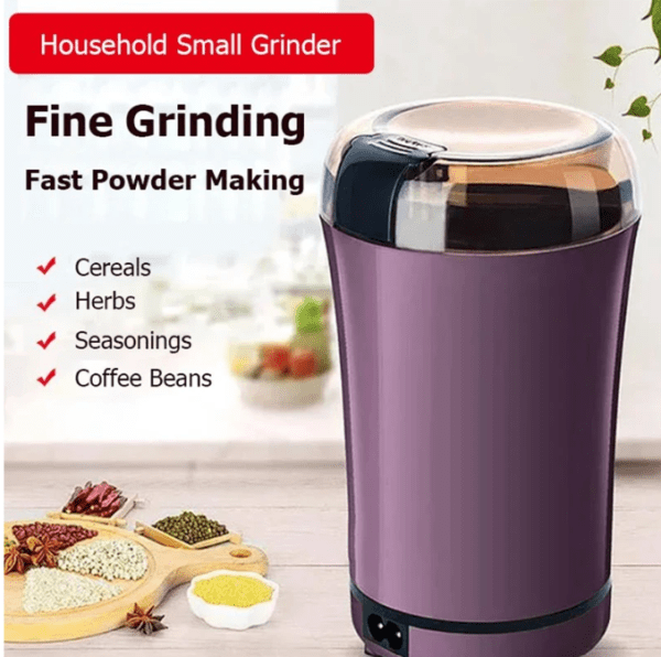 Mini Electric Coffee Grinder Powerful Cafe Grass Nuts Herbs Grains Pepper Tobacco Spice Flour Mill Coffee Beans Grinder Machine - Trendy Crate Pk