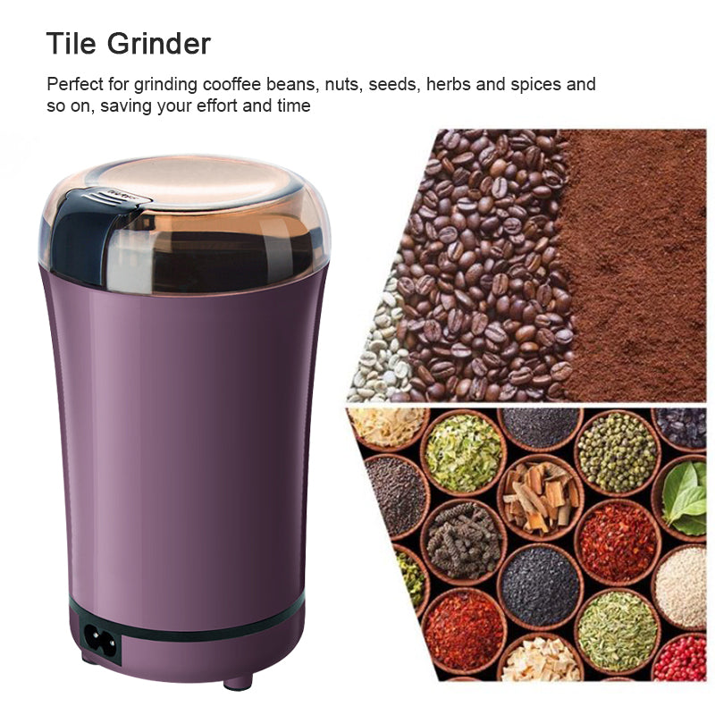 Mini Electric Coffee Grinder Powerful Cafe Grass Nuts Herbs Grains Pepper Tobacco Spice Flour Mill Coffee Beans Grinder Machine - Trendy Crate Pk