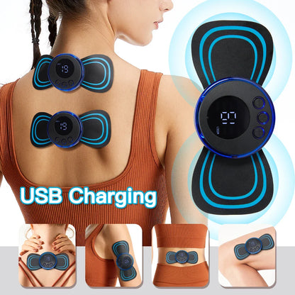 EMS Mini Body Massager Portable and Rechargeable - Trendy Crate Pk
