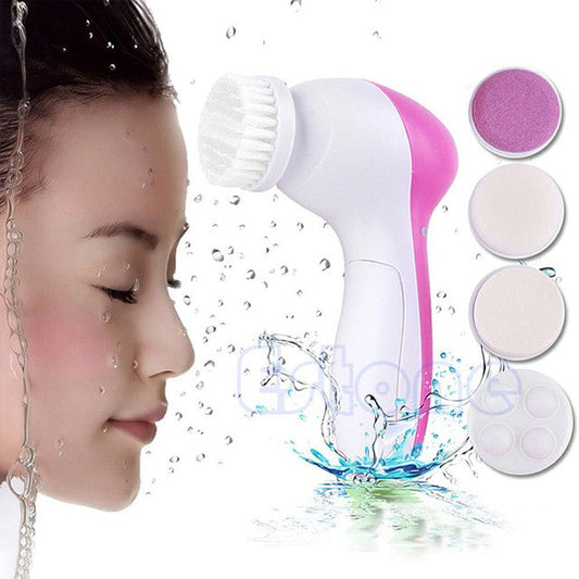 5 in 1 - Facial Electric Cleanser & Massager - Trendy Crate Pk