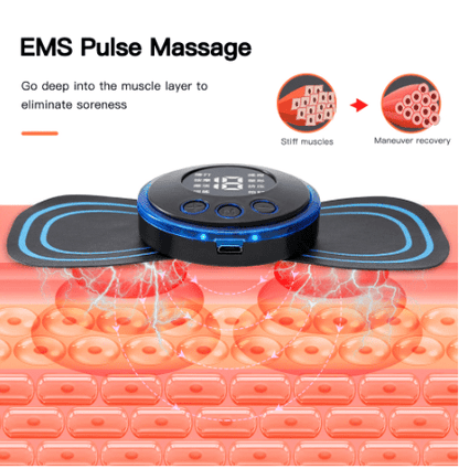 EMS Mini Body Massager Portable and Rechargeable - Trendy Crate Pk