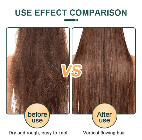 2in1Hair Straightener Brush Set Comb Hair - Trendy Crate Pk