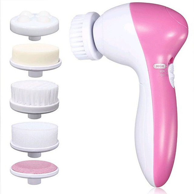 5 in 1 - Facial Electric Cleanser & Massager - Trendy Crate Pk