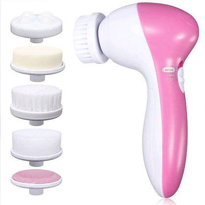 5 in 1 - Facial Electric Cleanser & Massager - Trendy Crate Pk