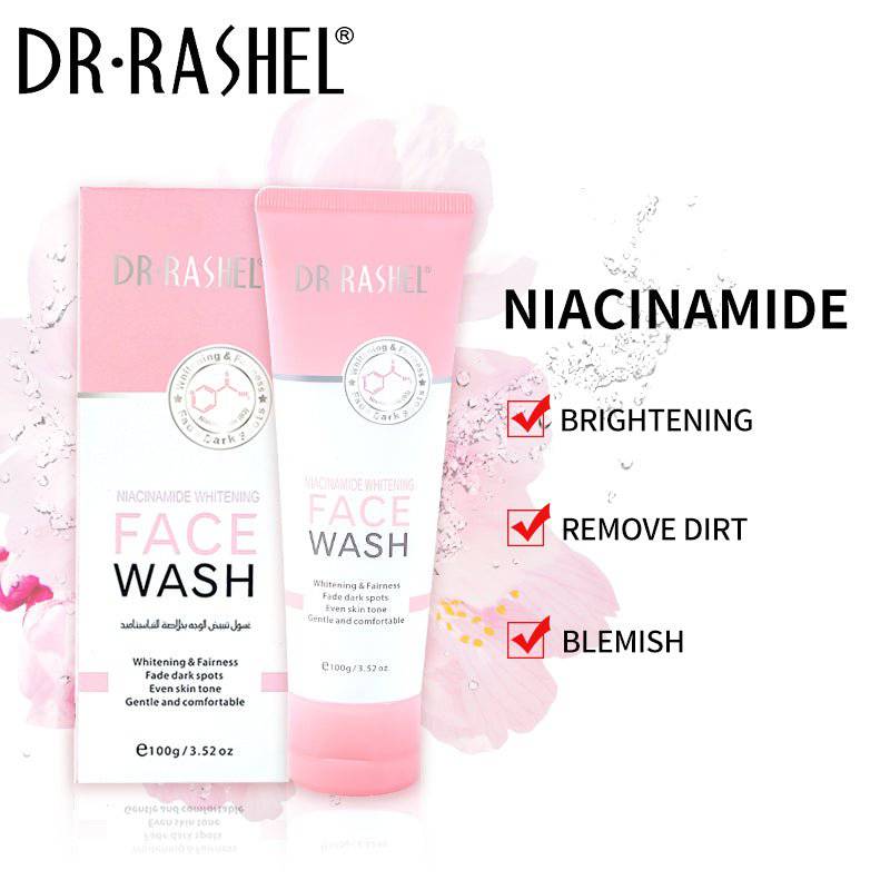 DR RASHEL Niacinamide Whitening Fade Dark Spots Face Wash 100g - Trendy Crate Pk