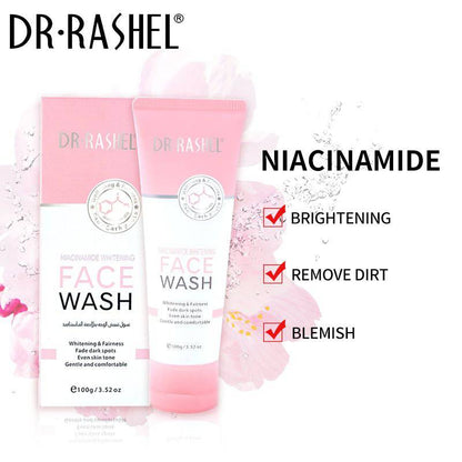 DR RASHEL Niacinamide Whitening Fade Dark Spots Face Wash 100g - Trendy Crate Pk