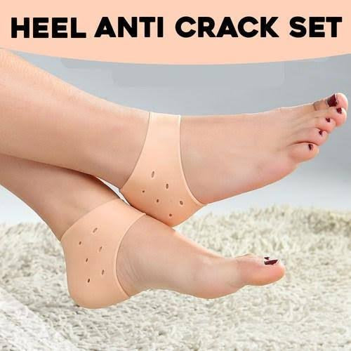 Silicon heel pad Pain-relieving Silicone Heel Socks Silicone Gel Heel Pad Socks - Trendy Crate Pk