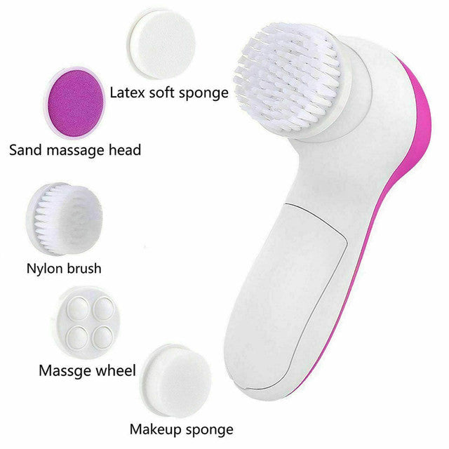 5 in 1 - Facial Electric Cleanser & Massager - Trendy Crate Pk