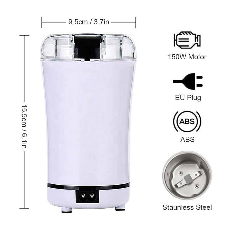 Mini Electric Coffee Grinder Powerful Cafe Grass Nuts Herbs Grains Pepper Tobacco Spice Flour Mill Coffee Beans Grinder Machine - Trendy Crate Pk