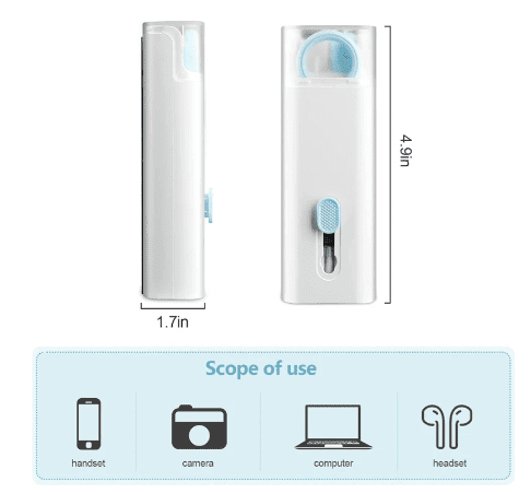 7 in 1 Computer Keyboard Cleaner Brush Kit Earphone Cleaning Pen For Headset iPad Phone Cleaning Tools Cleaner Keycap Puller Kit - Trendy Crate Pk