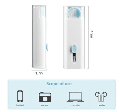 7 in 1 Computer Keyboard Cleaner Brush Kit Earphone Cleaning Pen For Headset iPad Phone Cleaning Tools Cleaner Keycap Puller Kit - Trendy Crate Pk
