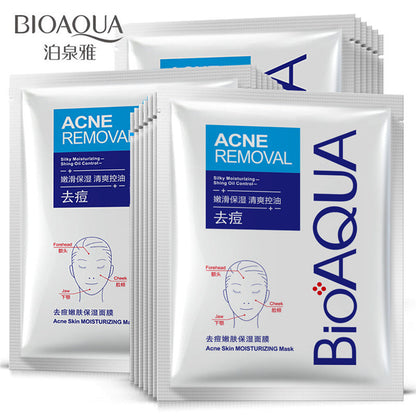BIOAQUA Skin Care Acne Face Treatment 4 in 1 Acne Series (With Free Sheet Mask) - Trendy Crate Pk