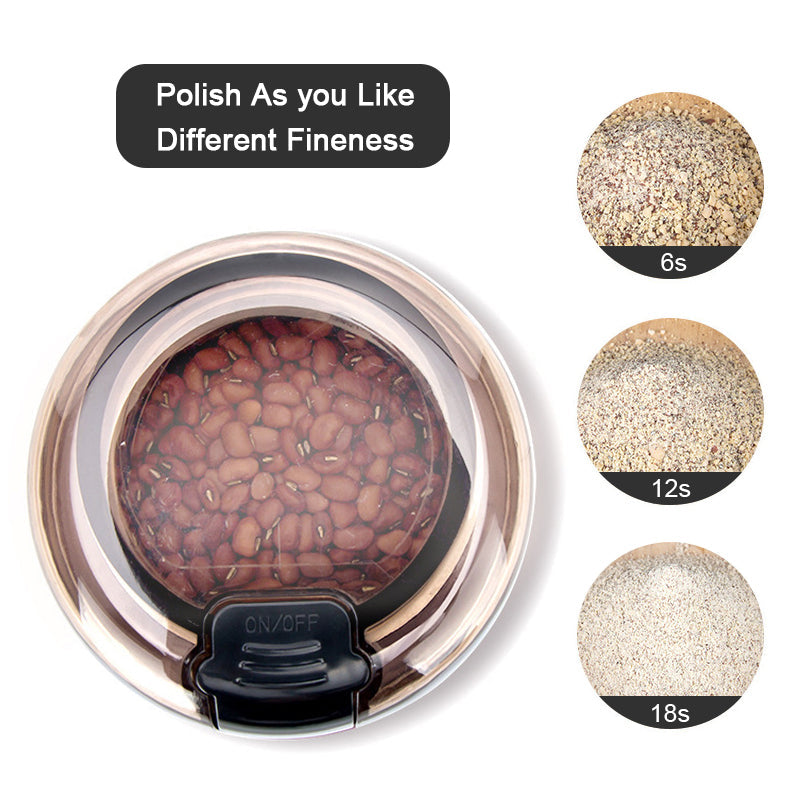 Mini Electric Coffee Grinder Powerful Cafe Grass Nuts Herbs Grains Pepper Tobacco Spice Flour Mill Coffee Beans Grinder Machine - Trendy Crate Pk