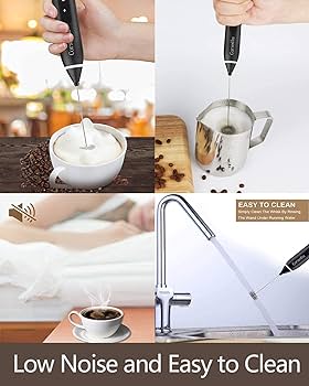 Coffee beater Electric 3 Modes USB Speed Adjustable Electric Milk Frother Coffee and Egg Beater - Trendy Crate Pk