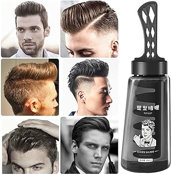 Hair Oil Head Gel, Hair Gel for Men, 2 in 1 Hair Wax Comb UK - Trendy Crate Pk