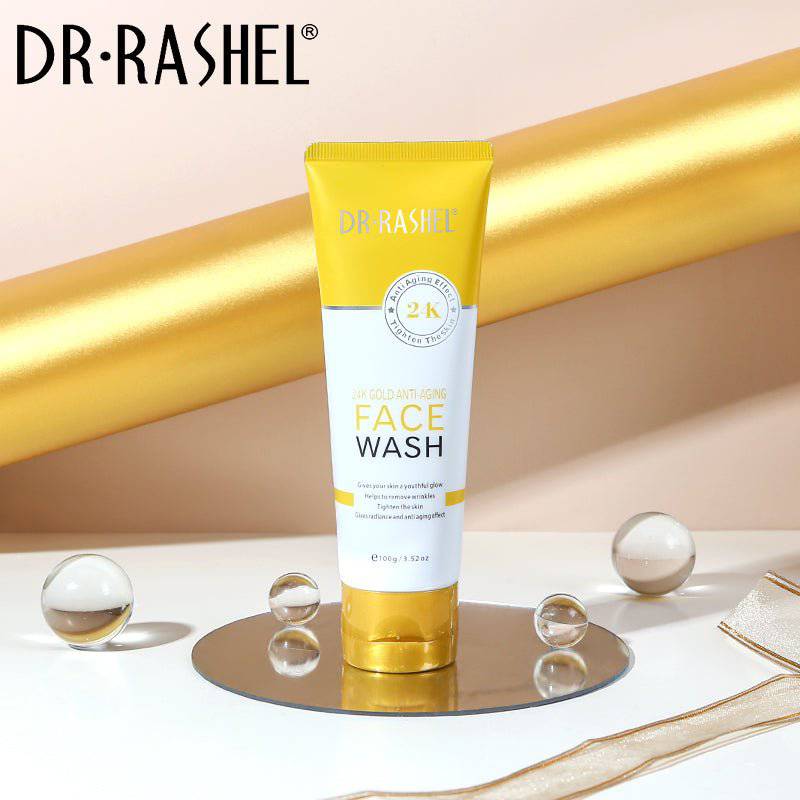 DR RASHEL Product New 24K Gold Anti-Aging Face Wash 100g - Trendy Crate Pk