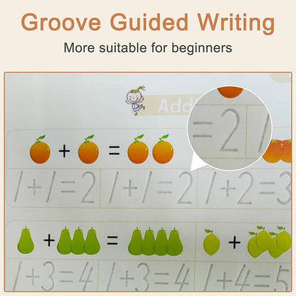 Magic Practice Copybook 4Books+Magic Pen &10 INK Refill Book for Montessori Children - Trendy Crate Pk