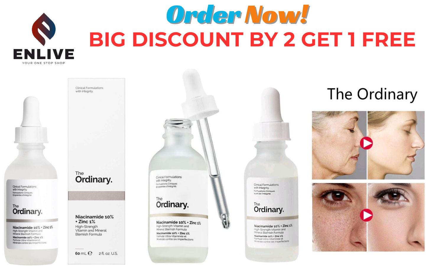 THE ORDINARY NIACINAMIDE 10%+ZINC 1%(Original Barcode scan) - Trendy Crate Pk