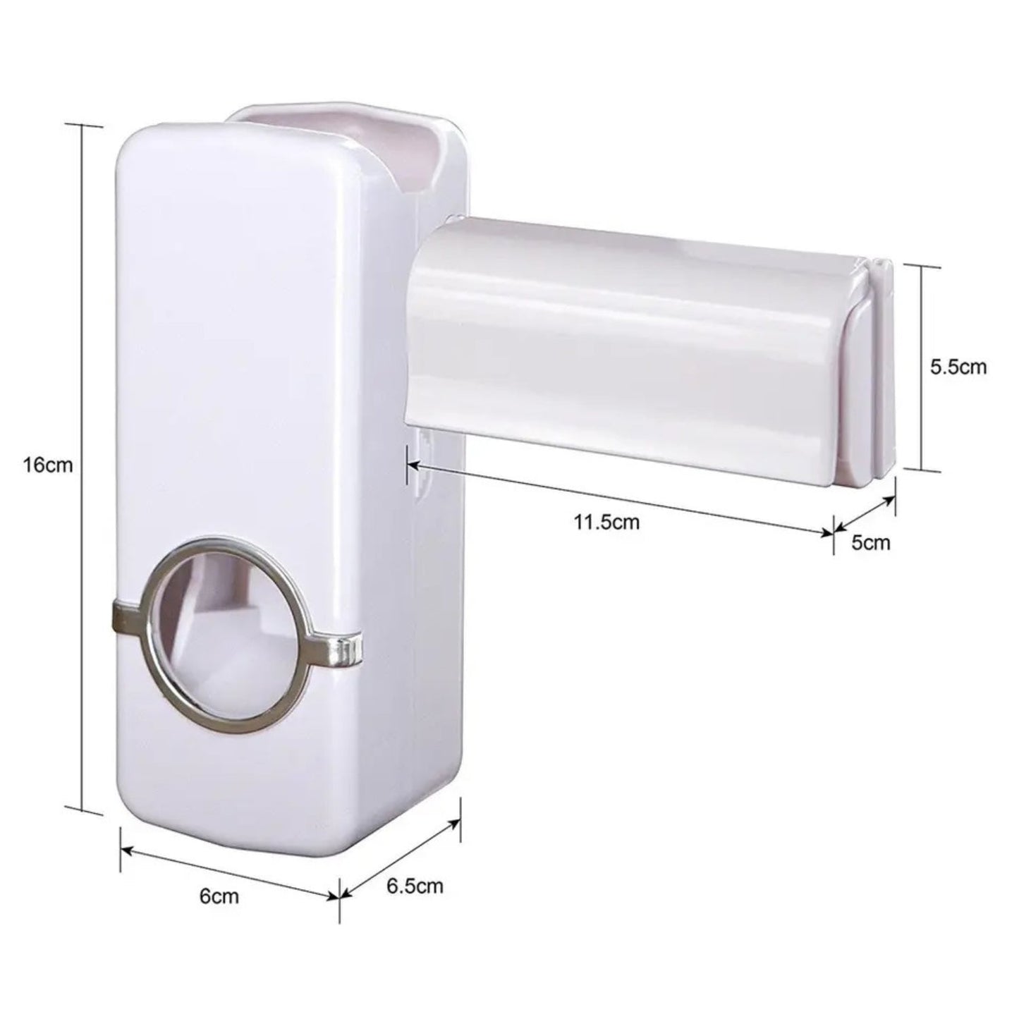 Toothpaste Dispenser and Toothbrush Holder Set - Trendy Crate Pk