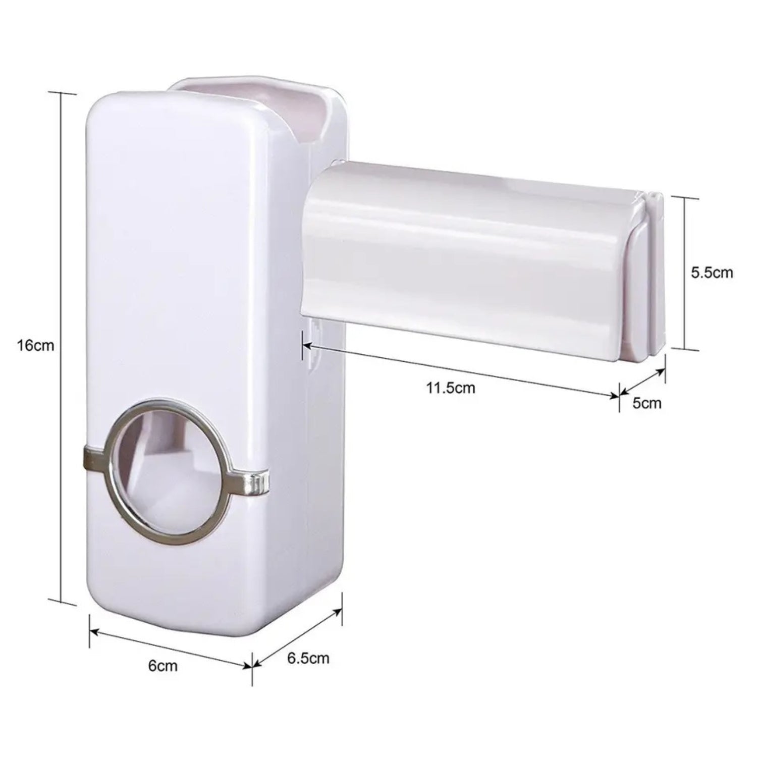 Toothpaste Dispenser and Toothbrush Holder Set - Trendy Crate Pk