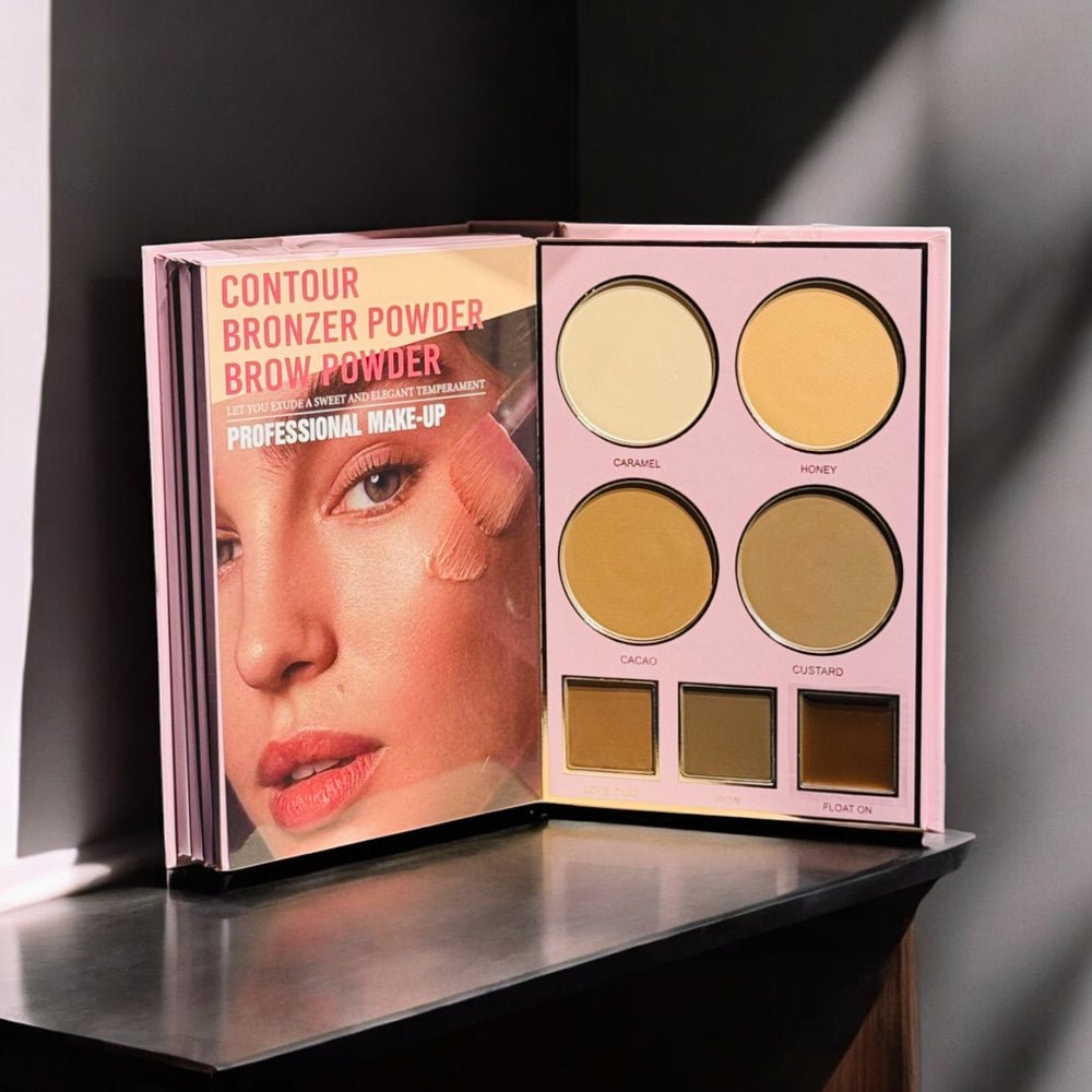 HUDAMOJI 5 PAGES ALL IN ONE MAKE-UP BOOK PALETTE - Trendy Crate Pk