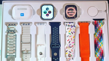 I20 ULTRA MAX SUIT 10 IN 1 SMART WATCH + EARPHONES - Trendy Crate Pk