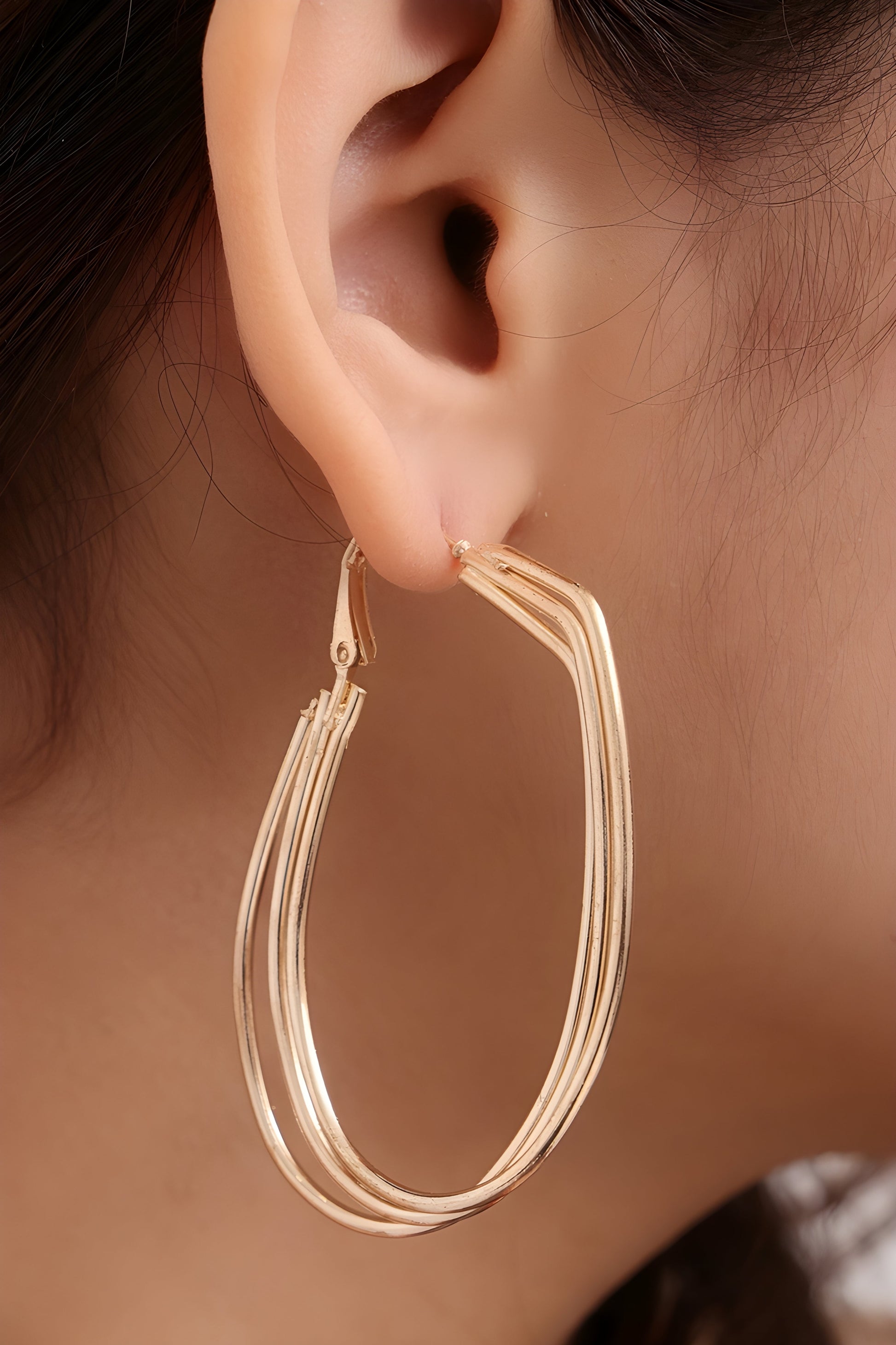 Add a Touch of Glamour to Your Look with Our Artificial Gold and Silver Colour Earrings - Trendy Crate Pk