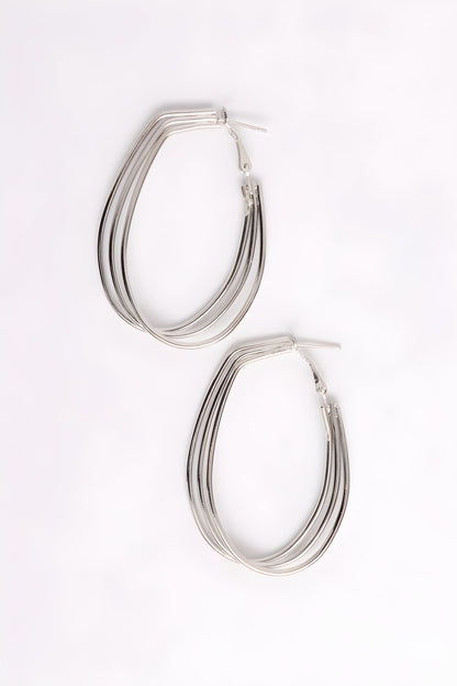 Add a Touch of Glamour to Your Look with Our Artificial Gold and Silver Colour Earrings - Trendy Crate Pk