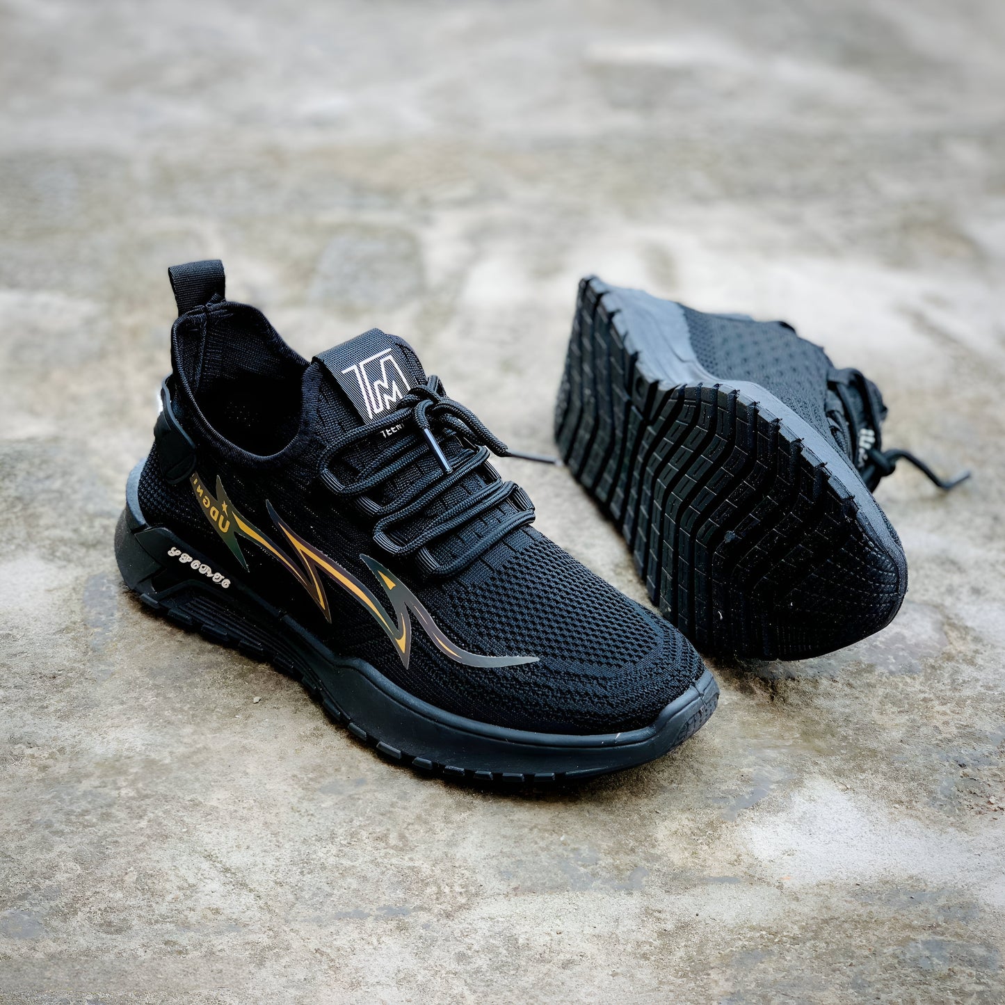 Mens Sneakers Black - Trendy Crate Pk