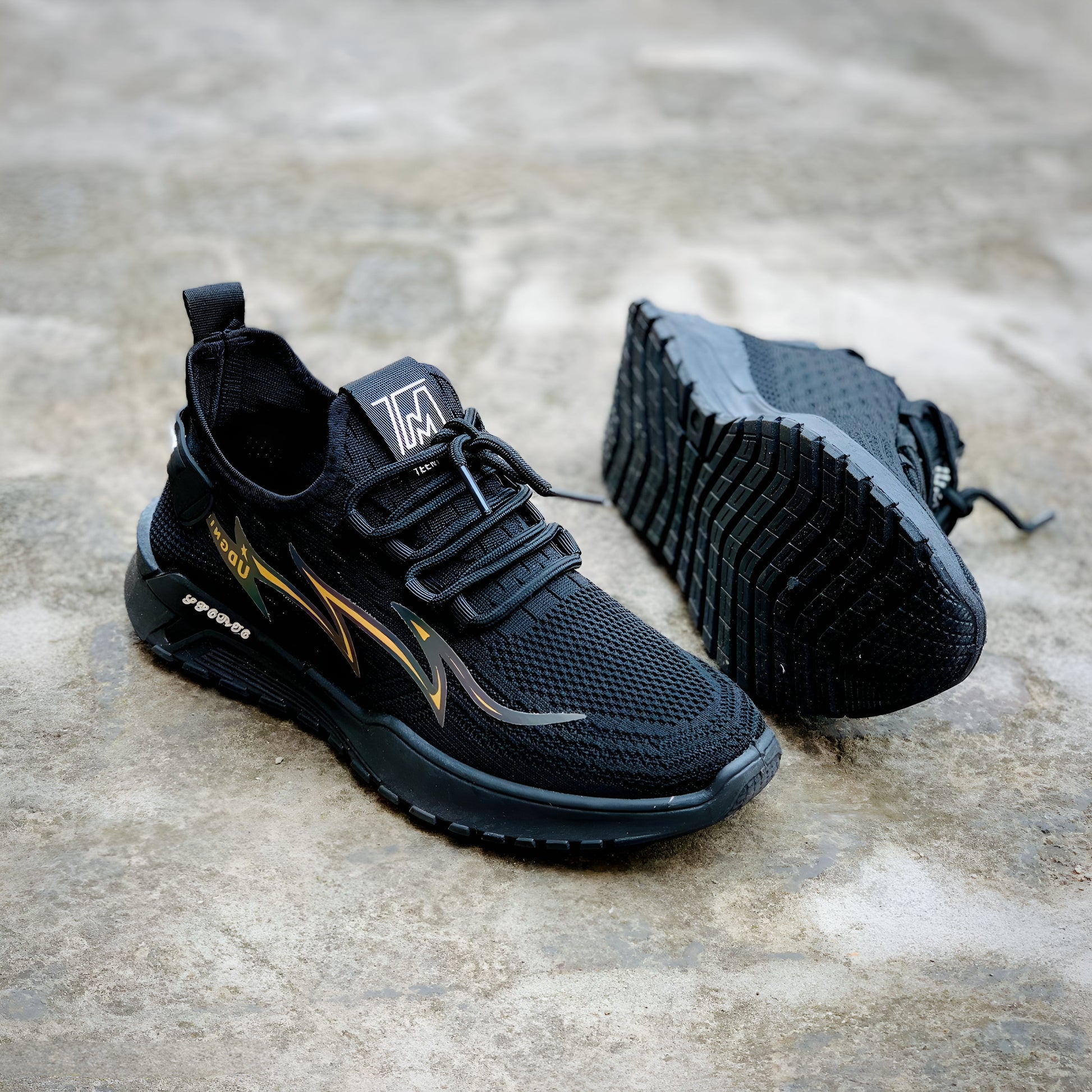 Mens Sneakers Black - Trendy Crate Pk