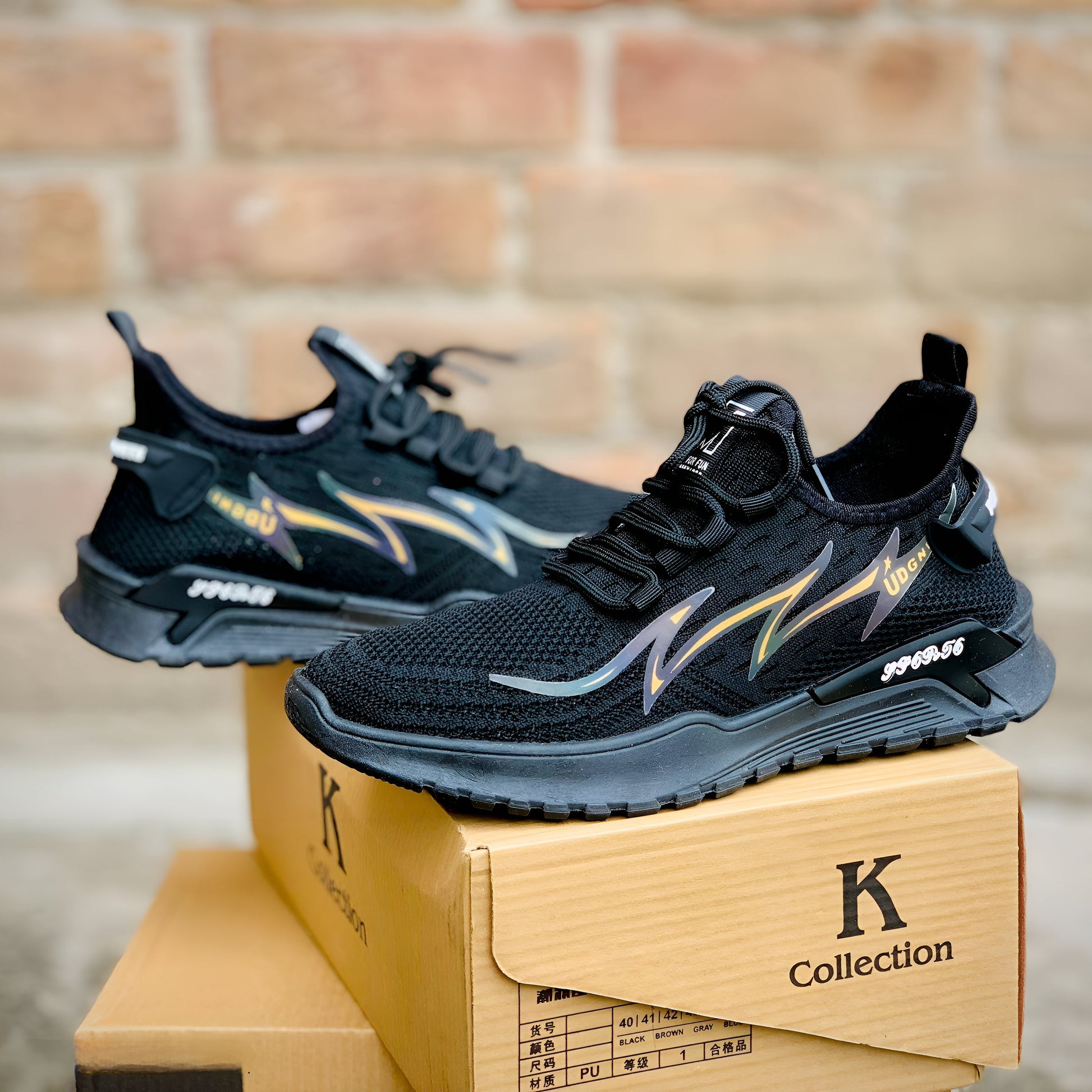 Mens Sneakers Black - Trendy Crate Pk