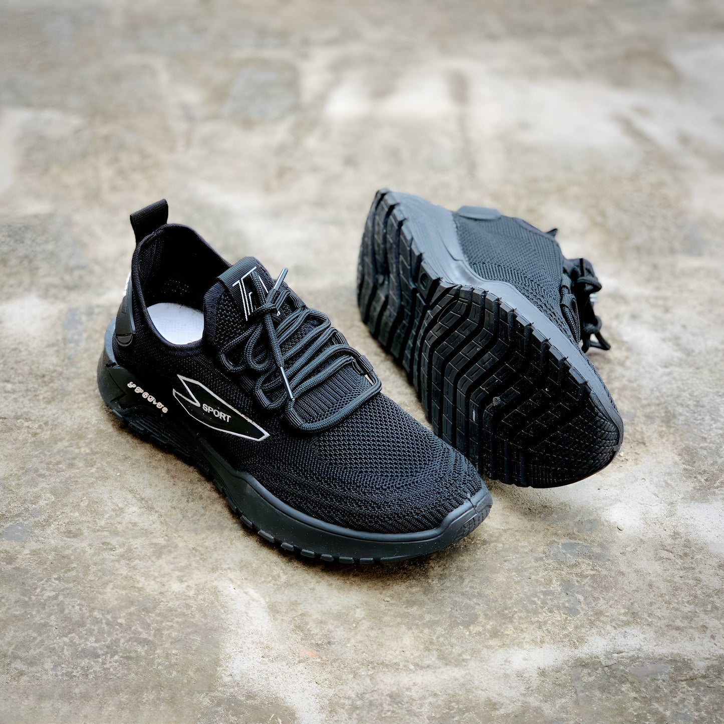 Mens Sneakers Black - Trendy Crate Pk