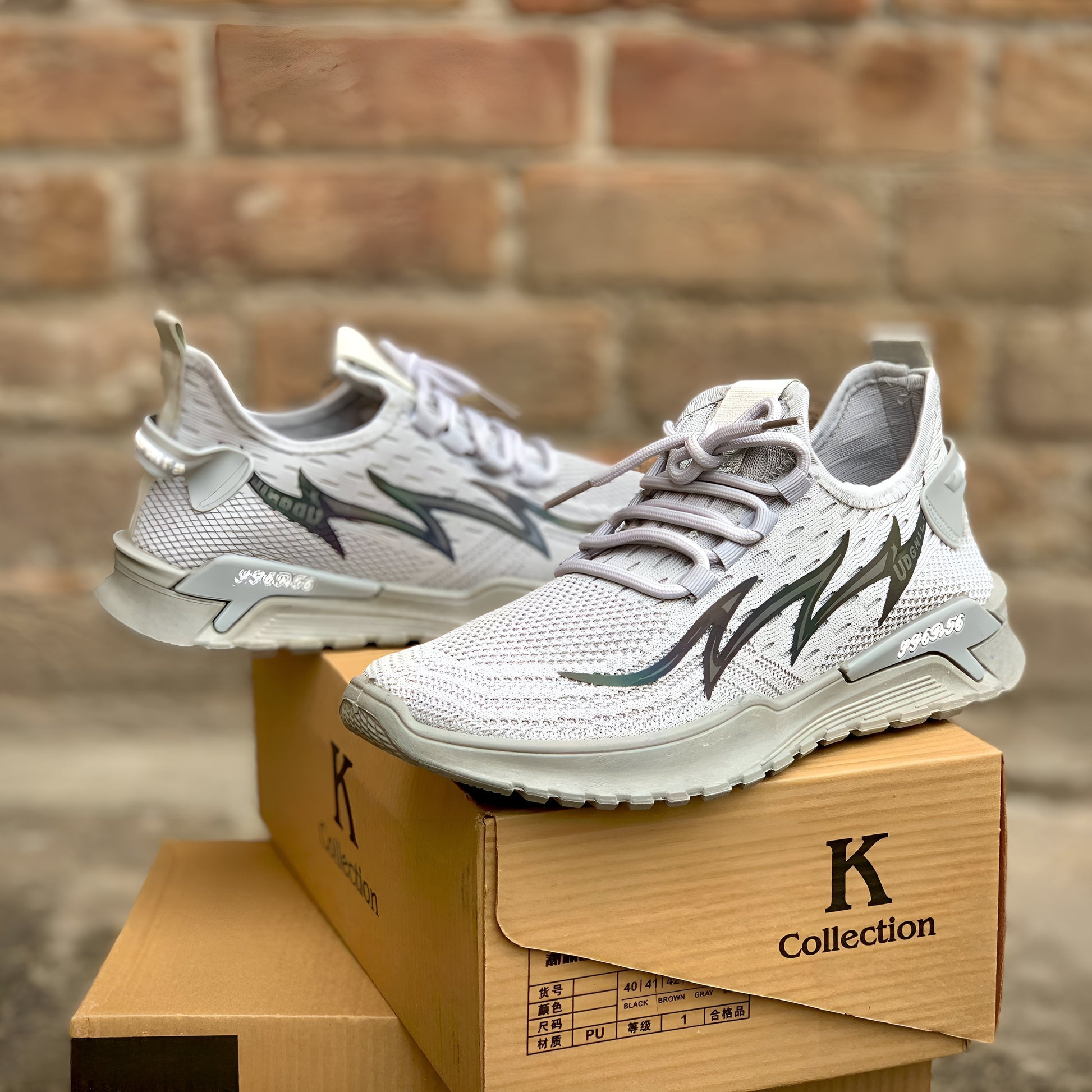 Mens Sneakers White - Trendy Crate Pk