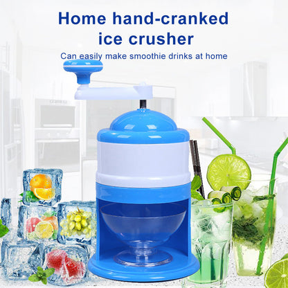 Ice Crusher DIY Drink Breaker Tabletop Snow Cone Maker Shaver Countertop Party Shredding Shaved Crushing Machine - Trendy Crate Pk