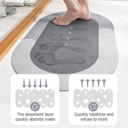 Magic Super Absorbent Bath Mat Quick Drying Bathroom Rug Nonslip - Trendy Crate Pk