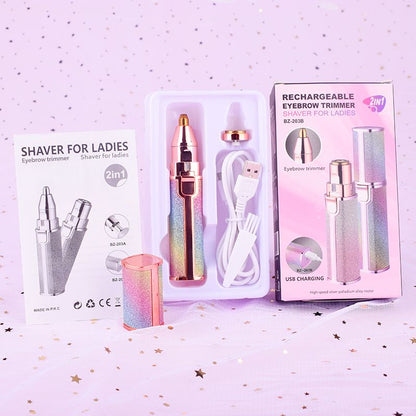 Blawless Eyebrow Trimmer 2 in 1 - Trendy Crate Pk
