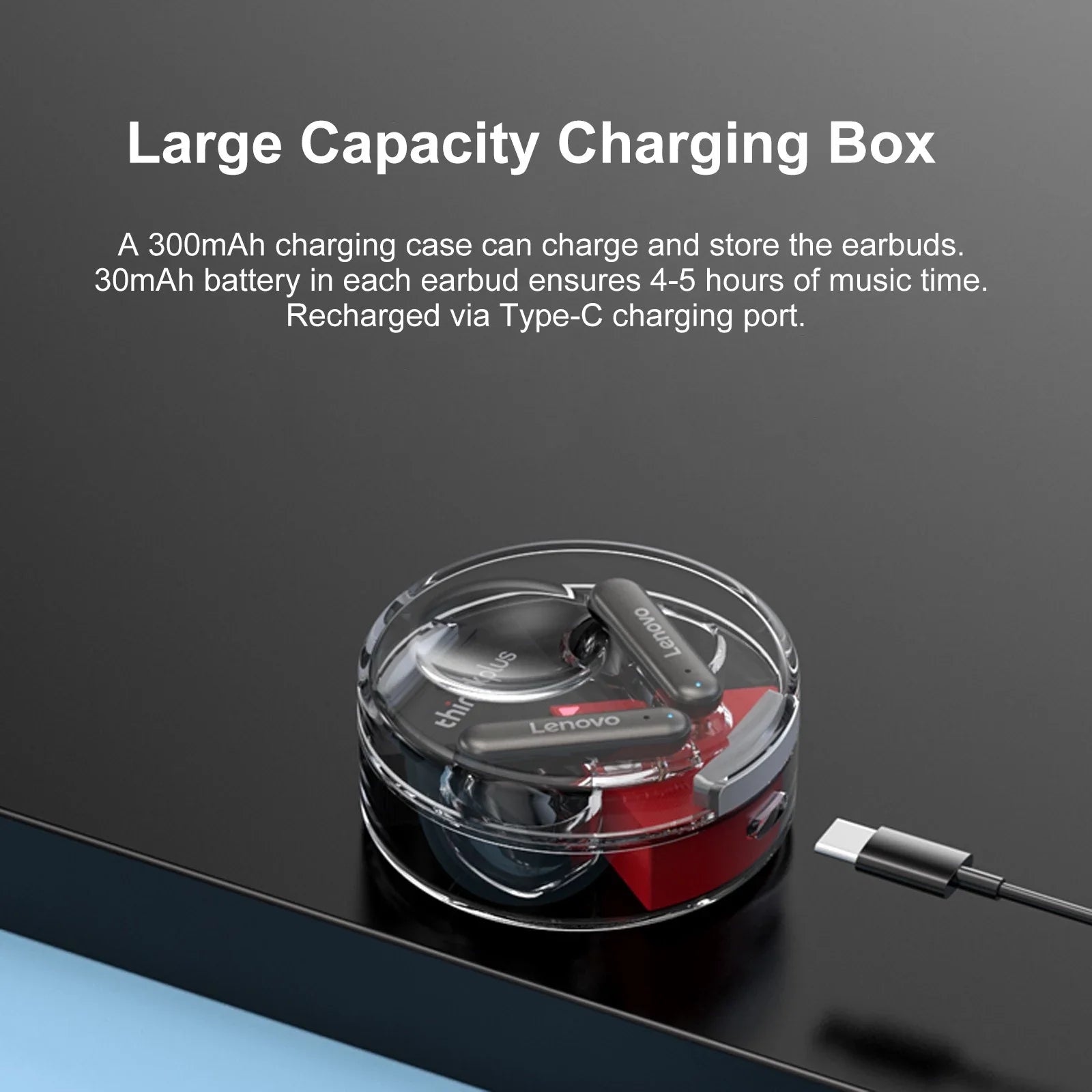 Lenovo LP10 True Wireless Headphones with ENC - Trendy Crate Pk