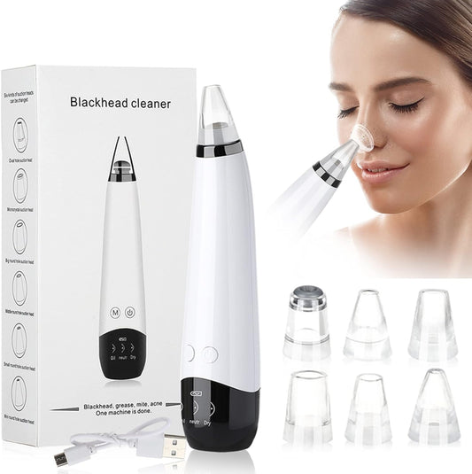 Blackhead Removal Machine 6 In 1 Rechargeable Machine - Trendy Crate Pk