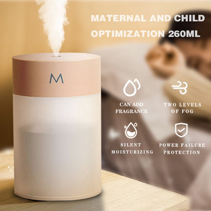 Mini Humidifier With Colorful Night Light USB Powered Humidifiers - Trendy Crate Pk