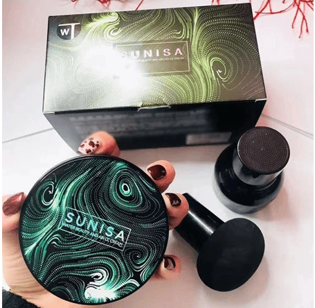 20g SUNISA CC Cream Mushroom Head Air Cushion For Face Moisturizing Foundation Air-permeable Natural Brightening Makeup Tool - Trendy Crate Pk