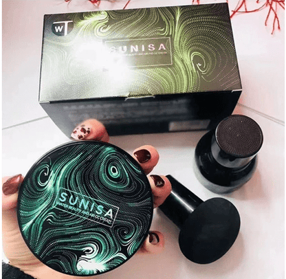 20g SUNISA CC Cream Mushroom Head Air Cushion For Face Moisturizing Foundation Air-permeable Natural Brightening Makeup Tool - Trendy Crate Pk