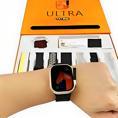 7in1 Ultra Smart Watch With 7 Straps - Trendy Crate Pk