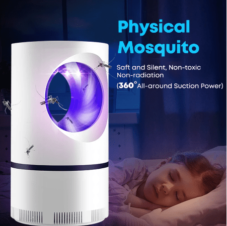 Mosquito Killer Round Lamp USB Mosquito Repellent LED Anti-mosquito UV Electric Mosquito Trap Outdoor Insect Killer - Trendy Crate Pk