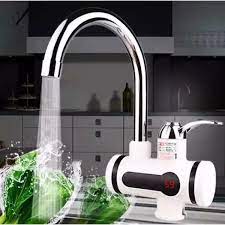 Instant Electric water heater Tap With LED Display Hot Water Hot Gayser Kitchen Batroom Multi Purpose Water Geyser - Trendy Crate Pk