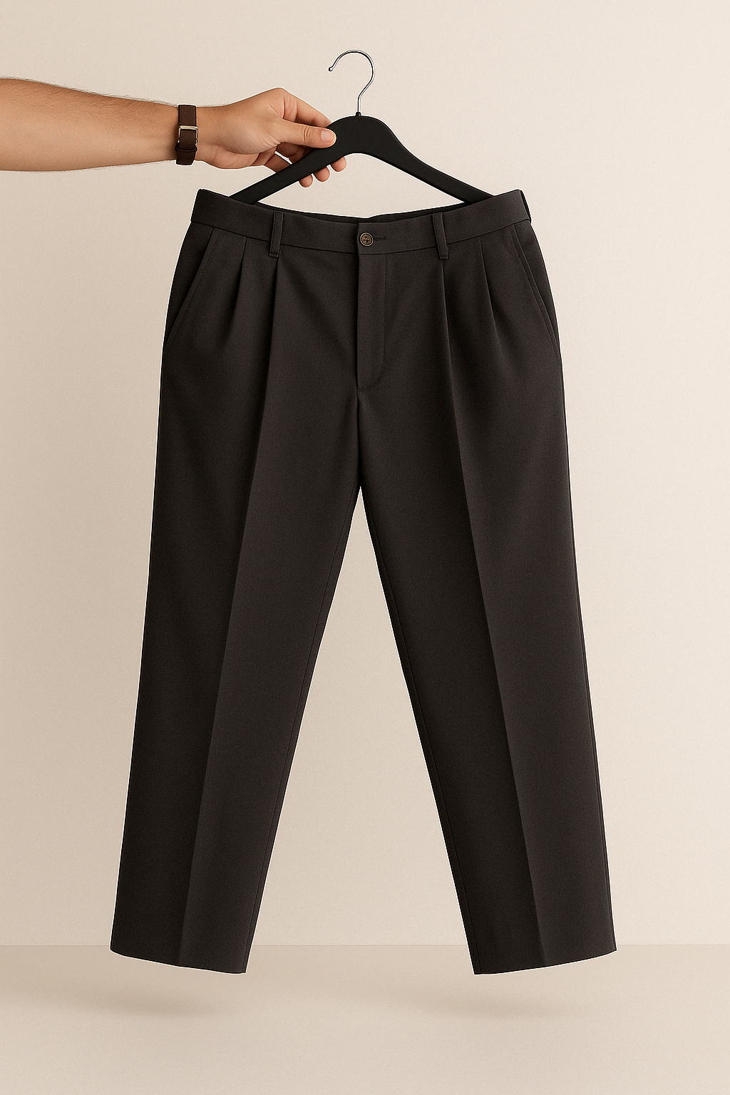 Premium Thrifted Cream Dress Pants - Trendy Crate Pk