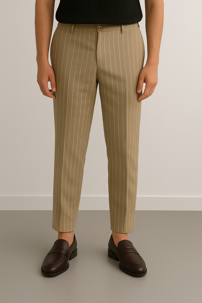 Premium Thrifted Cream Dress Pants - Trendy Crate Pk