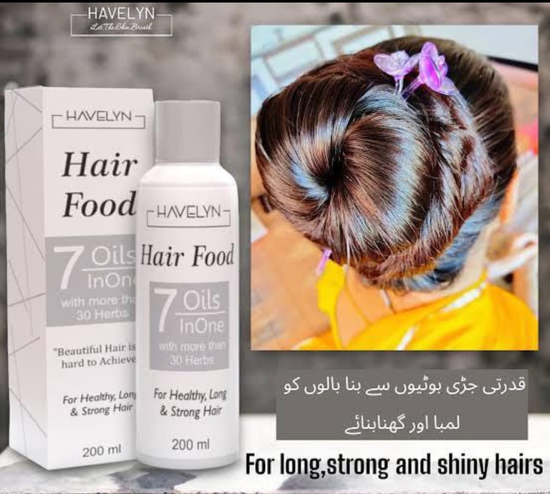 Hair Deal Havelyn Hair food Oil + Havelyn Shampoo - Trendy Crate Pk